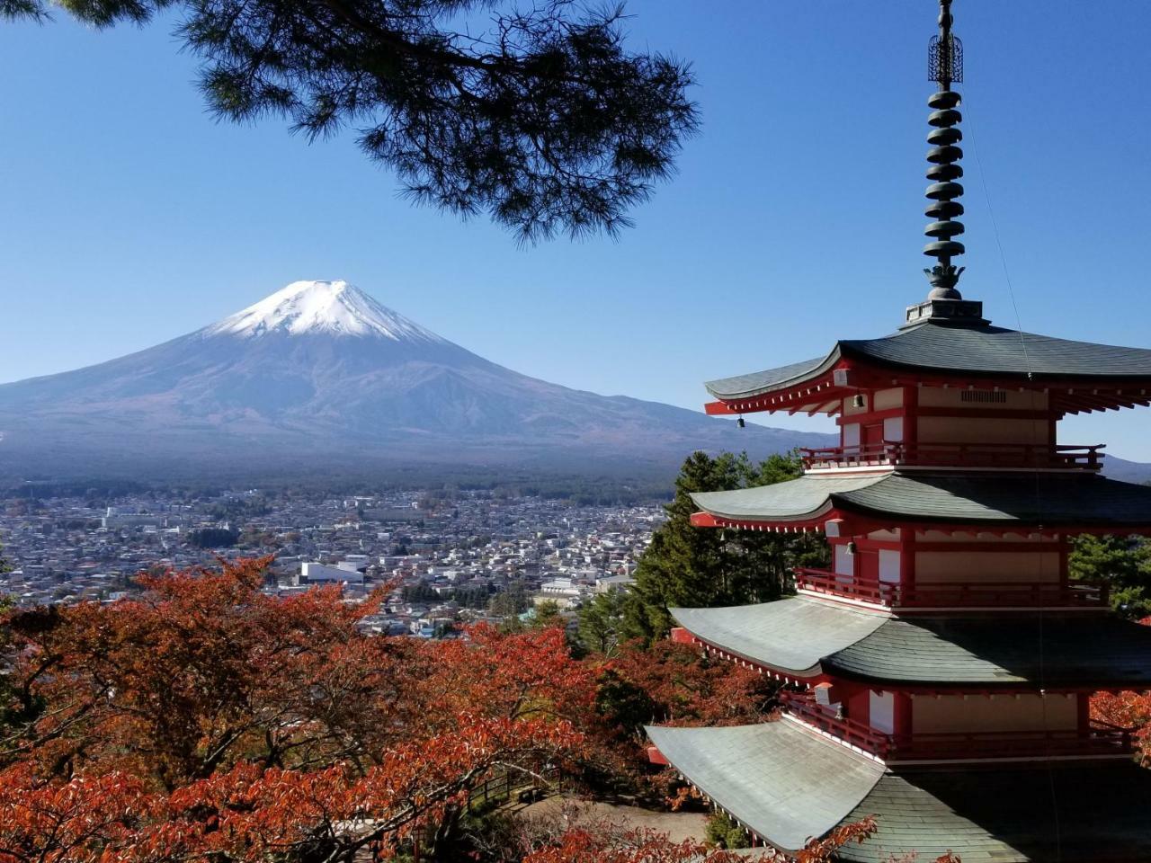 Villa Fuji Irodori Fujiyoshida Exterior foto